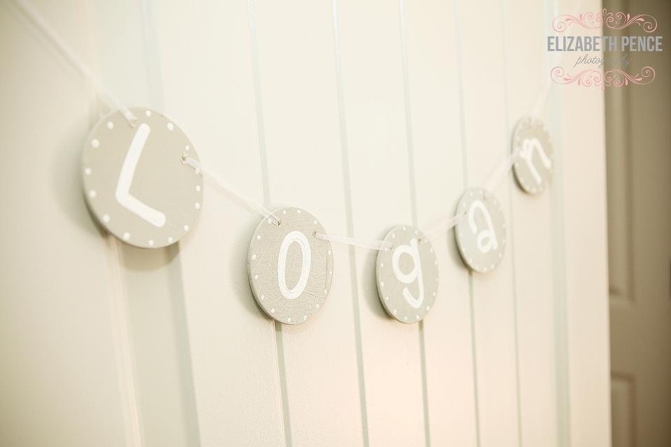 Wooden Baby Name Banner -  maternity photography props - new born photo props - baby room decor - baby shower decorations