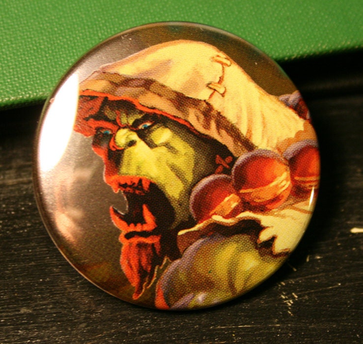 World of Warcraft Buttons - Thrall and Aggra - Set of 2