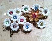 EMMONS Collectible Designer 40s Vintage Jewelry Feminine Pin Floral Brooch Vintage Jewelry artedellamoda SALE was 40