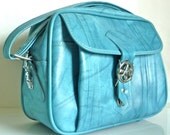Vintage AMERICAN TOURISTER Turquoise Weekender - 1975 Fine Luggage