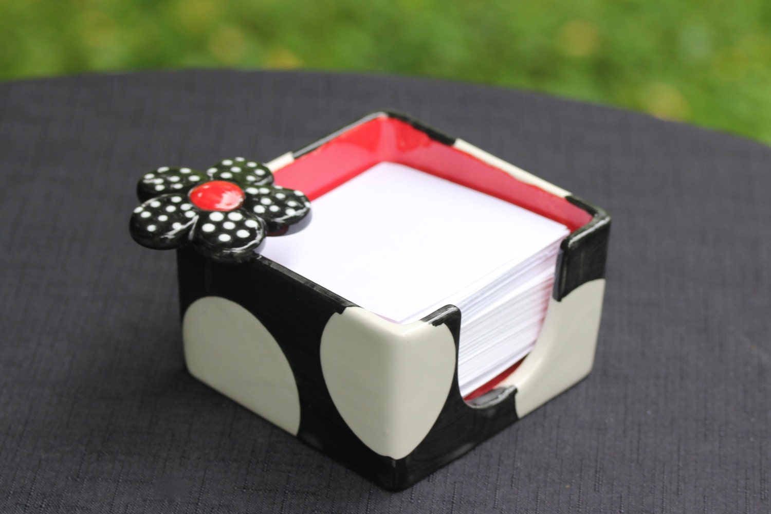 Flower note holder