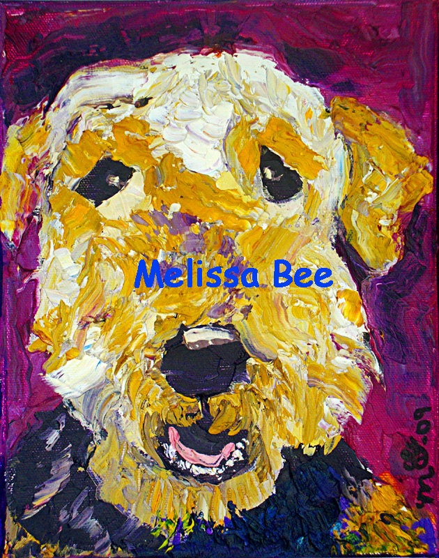 Commissioned Pet Portraits 8x10 by Melissa Bee Denver