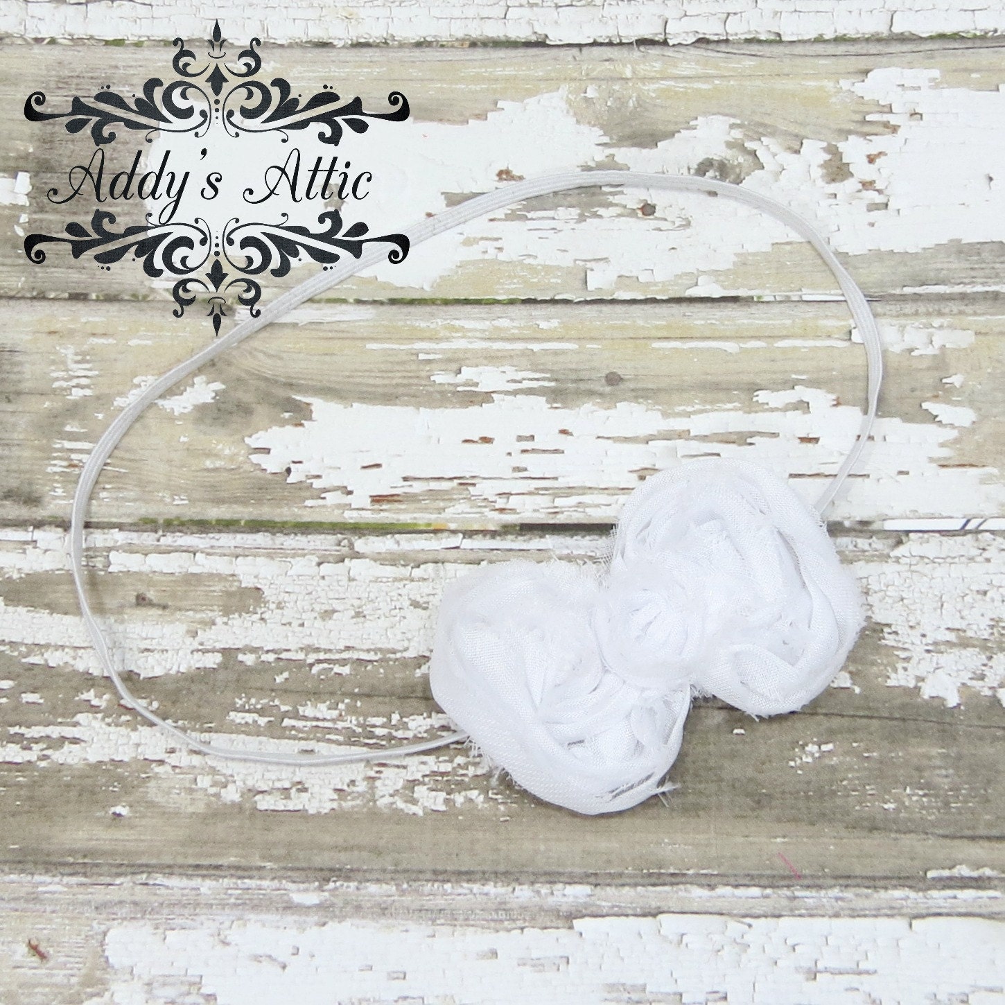 Baby Headband..White Headband..Newborn Headband..Toddler Headband..Baptism..Christening