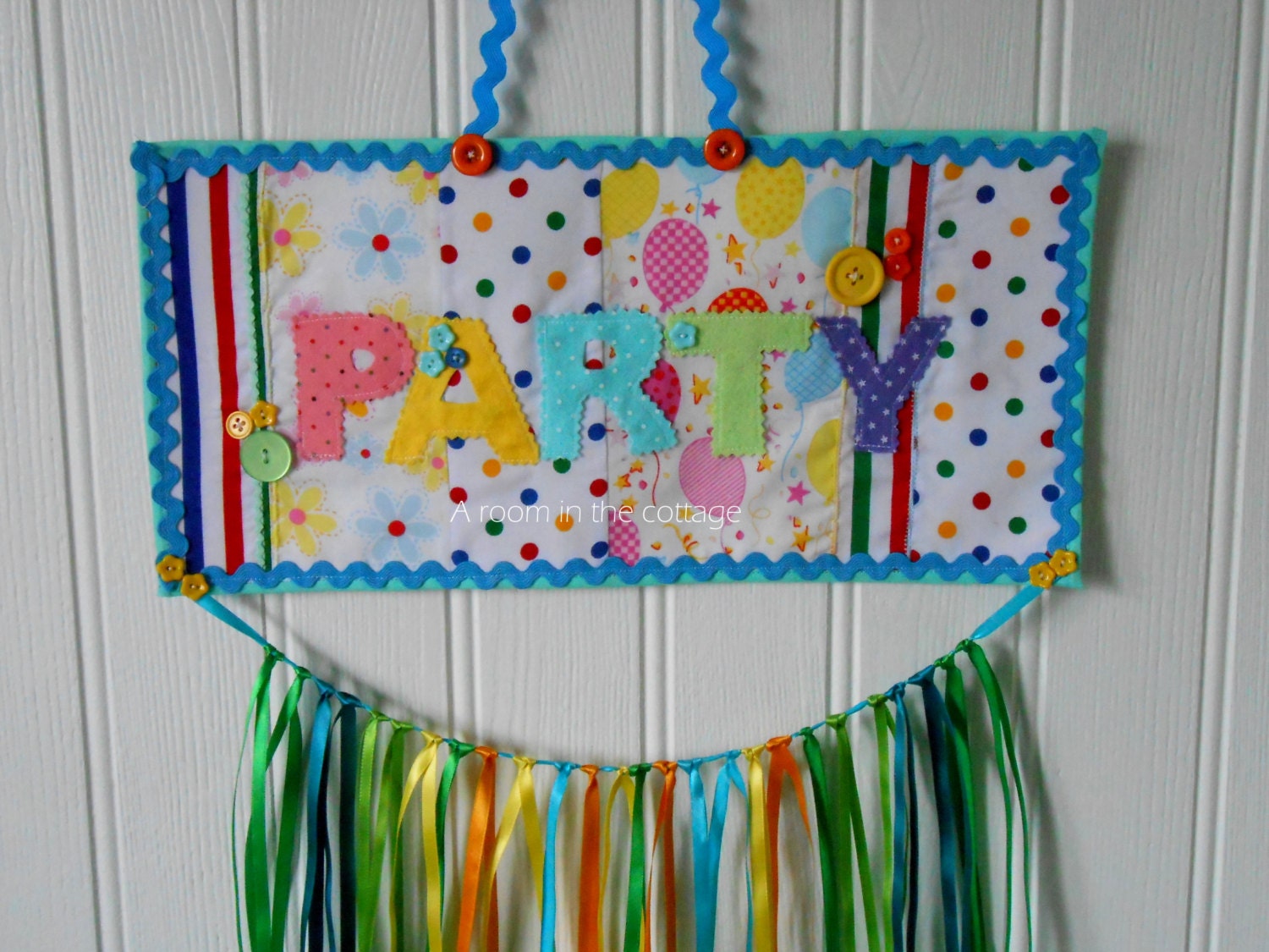 Ready to PARTY door hanger