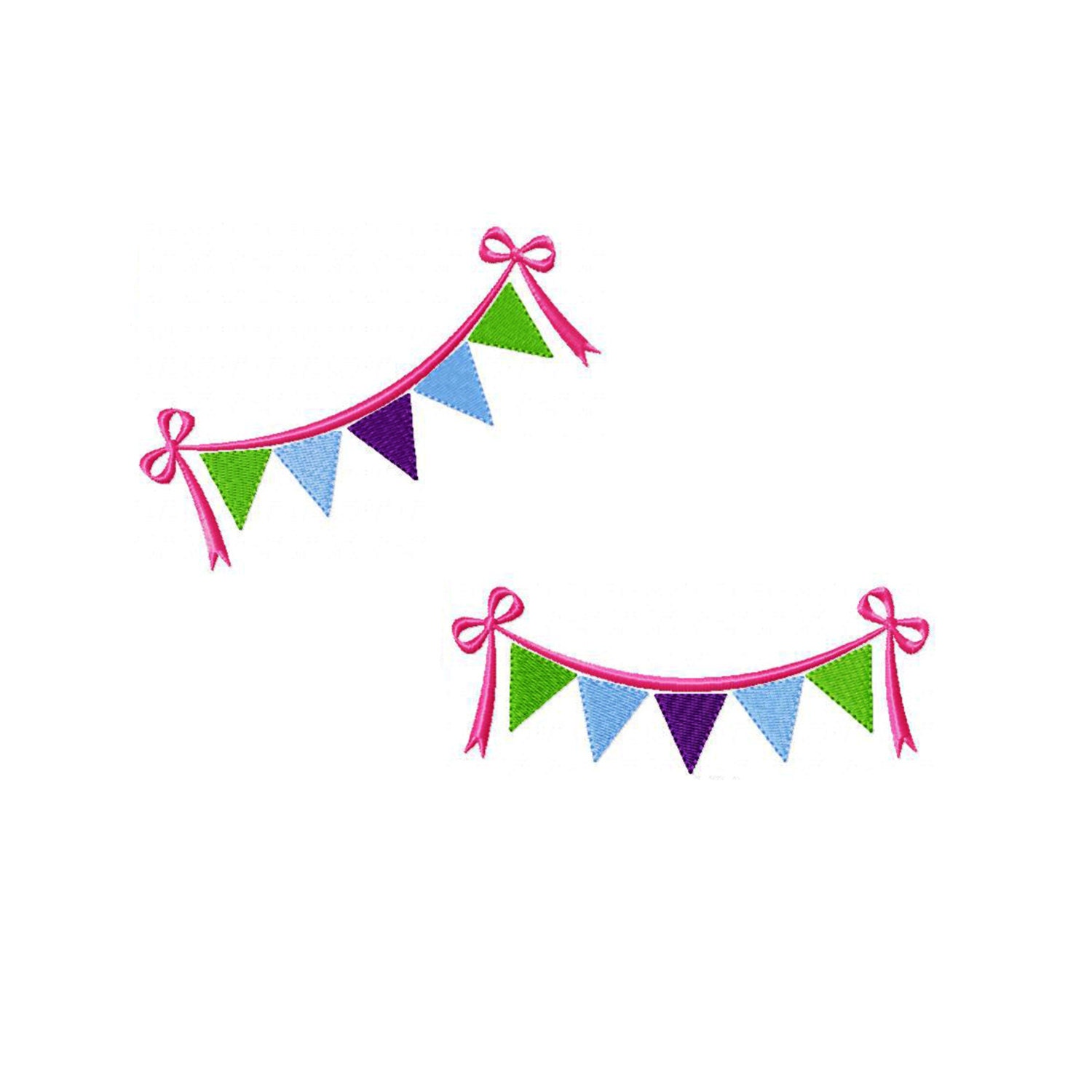 Baby Bunting Filled Machine Embroidery Design 2 variations in 4 sizes 4", 5", 6" and 7"