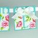 Ribbon Romance Banner In The Hoop Project Machine Embroidery Design Applique Patterns all done In-The-Hoop in 3 sizes 4", 5", 6"