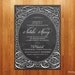 Chalkboard Baby Shower Invitation - 5x7 JPG Printable DIY File - Hand-Drawn Baby Shower