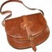 Goldmann xl. Medium Brown Leather Bag Leather Messenger Leather Cross body Purse Satchel Saddle Bag / fits a 11 laptop