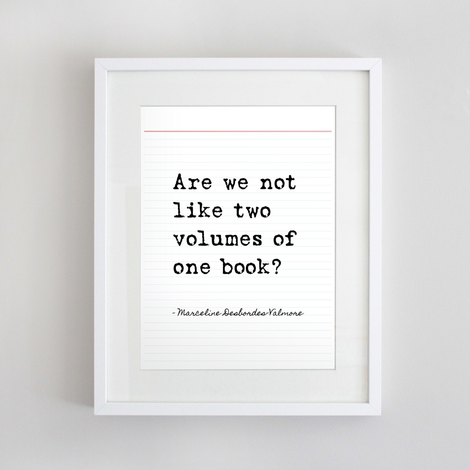 Two chapters of the same book print (large)