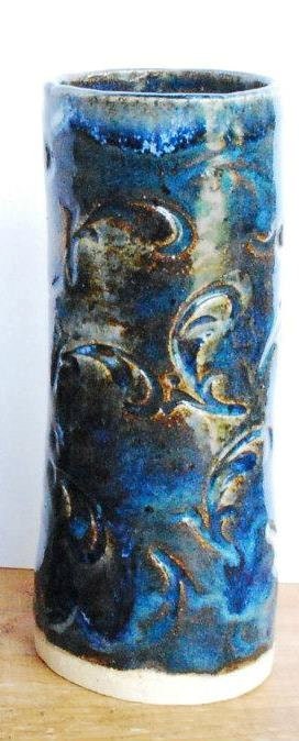 Stoneware Tumbler Cobalt Love