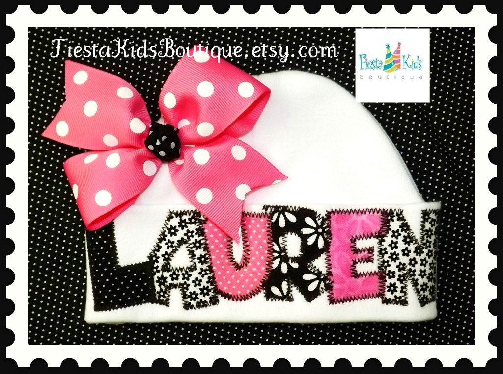 Baby girl HAT, cap, beanie, boutique headwear, infant, newborn Il_170x135