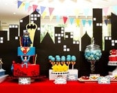 Superhero Comic Book Birthday Printable Party - DIY Il_170x135
