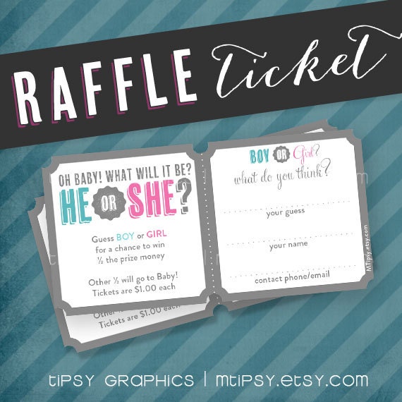 He or She. Gender Guess Baby Shower Raffle Tickets by Tipsy Graphics. Bring a Book. Diaper Raffle. Il_170x135