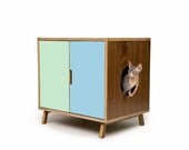 Mid Century Modern Cat Furniture & Litter Box Cover