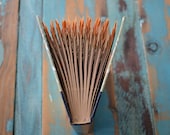Wheat - Reader's Digest Condensed Books - Folded Book Art - Recycled, Repurposed, Reclaimed
