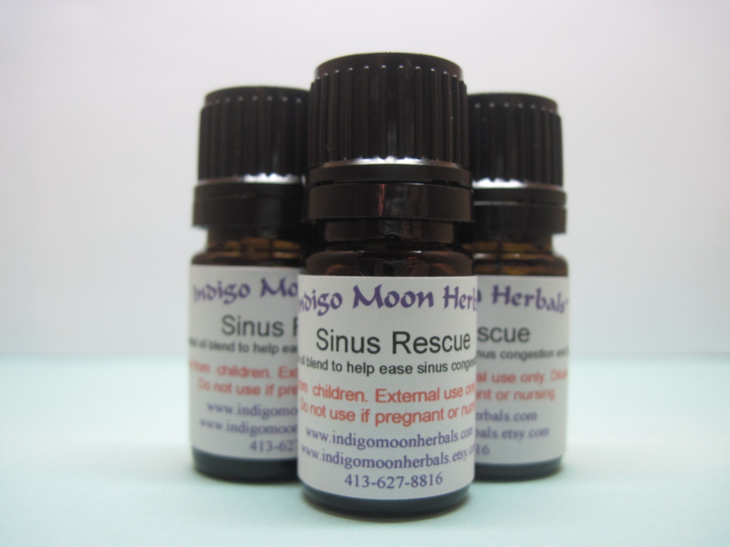 sinus rescue ( colds, sinus infection, sinusitis, eucalyptus, tea tree, peppermint )