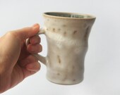 Coffee Mug - wheel thrown with shino glaze