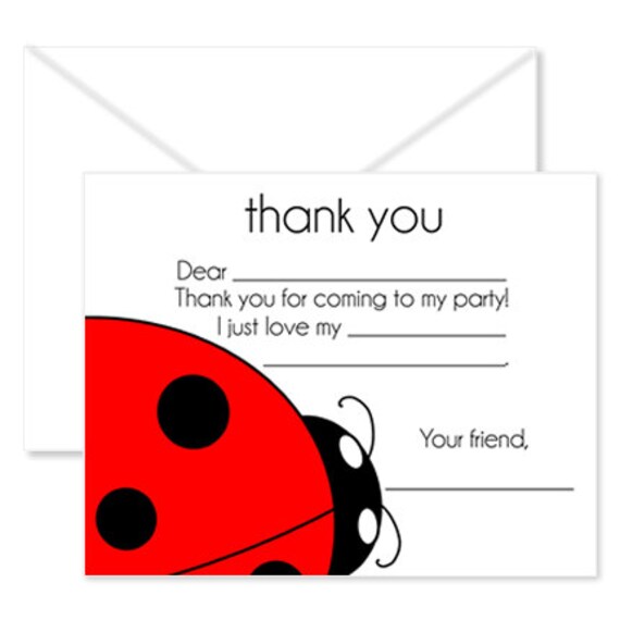 Ladybug Thank Yous Il_570xn