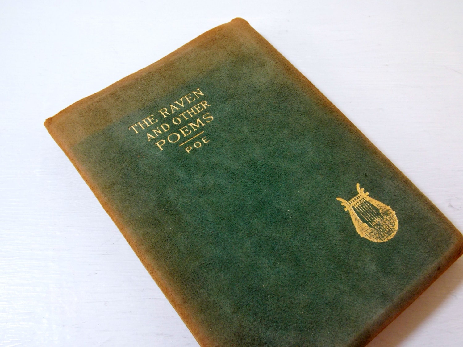 Raven and Other Poems Edgar Allen Poe Leather Cover Rare Altemus Co Philadelphia