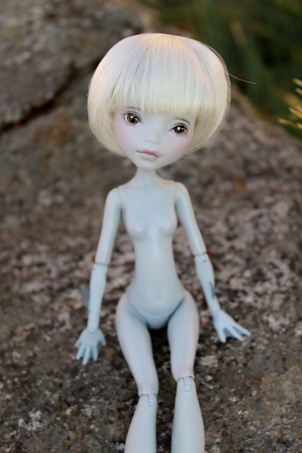 OOAK Monster High Lagoona Blue Doll Custom Repaint