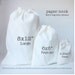 Superhero Personalized Cotton Favor Bag