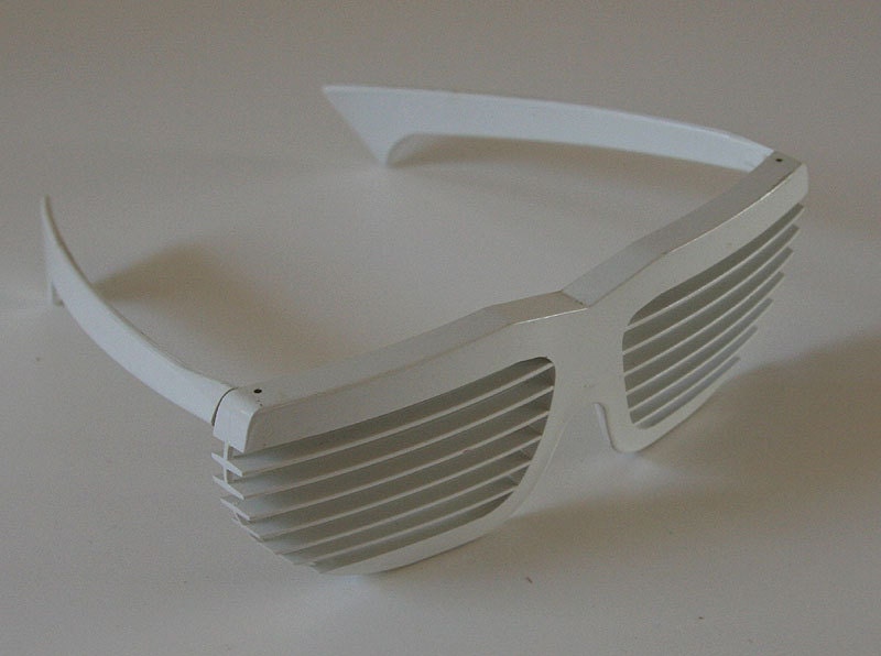 Radical Vintage 80s Volpini Lunette de Soleil Venetian Blinders GLASSES