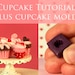 Cupcake Mold plus Tutorial - 1/12 scale dollhouse miniature