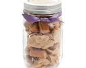 Perfect Father's Day Gift - Gourmet Fleur de Sel Caramels - (1) One Pound Jar of Caramels - As Seen in Food & Wine Magazine
