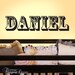 Custom Name Wall Art, Circus-Inspired Type, Baby Nursery, Boys, Teens, Toddler, Bedroom Decor, Daniel