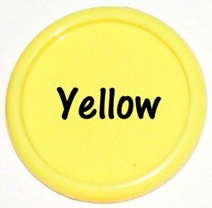 Plastic Alta Caps - the alternative to bottle caps - 25 Yellow