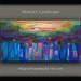 Abstract painting landscape art Original Modern simplicity texture Acrylic Painting on stretched canvas by Tim Lam 48" x 24"