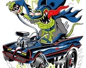 Bat-Fink - 18" x 24" limited edition screen print (regular)