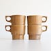 Vintage Mid Century Modern Monmouth Pottery Mugs