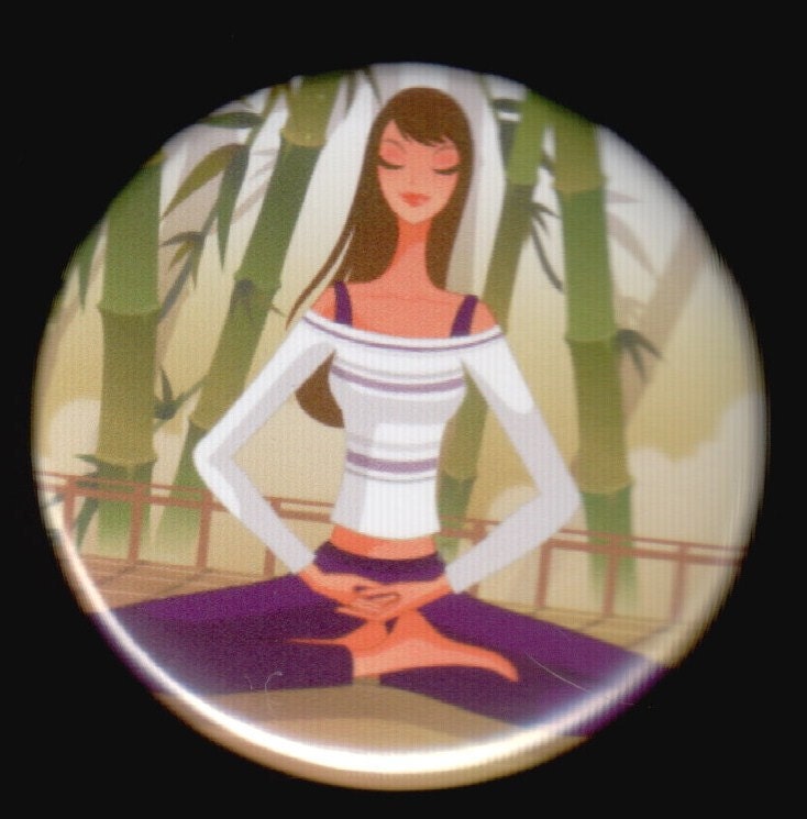Button for Meditation and Yoga