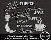 Chalkboard Coffee Clipart Coffee Clip Art Chalkboard Wedding Clip art Latte clipart Chalkboard frames Rustic Chalkboard Flourishes Instant Il_170x135