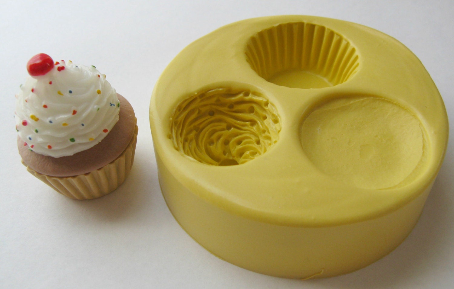 Molds Cupcake Mold Kawaii Decoden Fake Frosting Mould Polymer Clay Resin Soap Mold