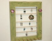 Earring and Jewelry Holder, Accessory Organizer for Bracelets, Necklaces, Scarves, Belts.