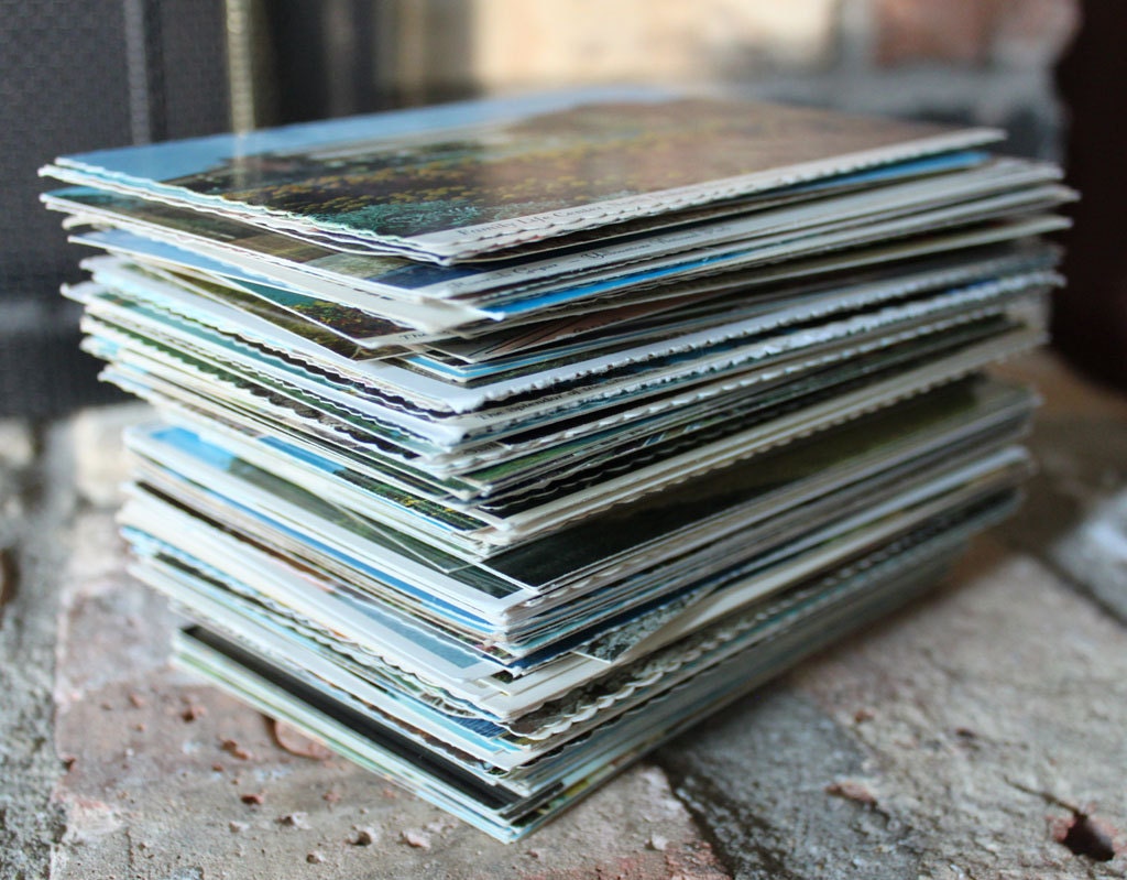50 vintage postcards USA, Canada and South America