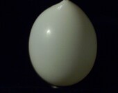 Large, Milk Glass, Victorian Antique,  White, Blown Glass,  Darning Egg, Chicken Coop Use, mending, glove, socks, mittens, circa 1900