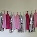 Tissue Tassel Garland-18 tassels- Pinks