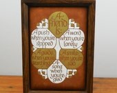 A Friend Is - Wall Decor