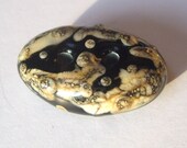 Dark Isles Button - Lampwork Button by ChatElaine SRA