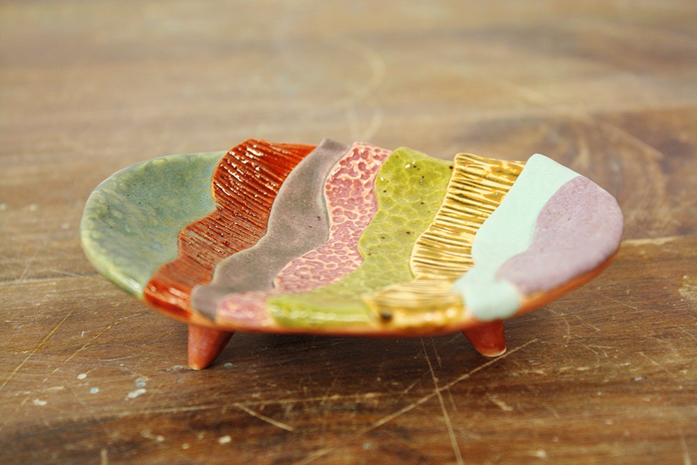 Blooming Ceramic Soap Dish