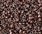 3MM GREEK CERAMIC BEADS-Mykonos-Large Seed-Bronze-Quantity 25
