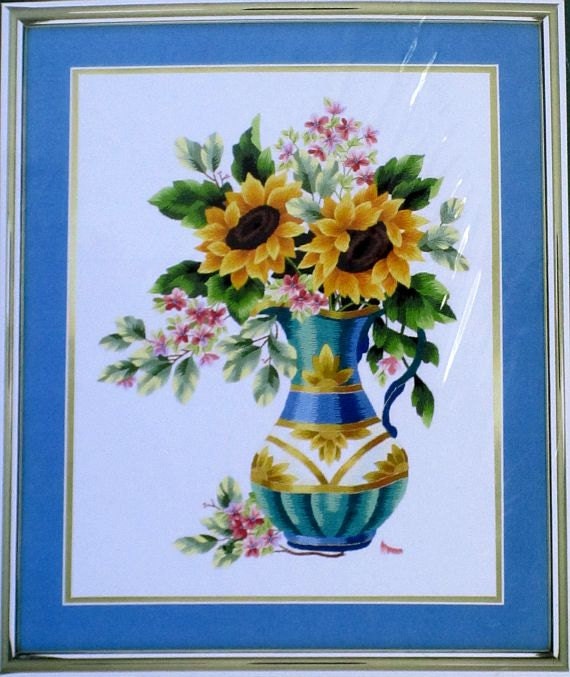 Sunflower Jubilee  - Elsa Williams - JCA Inc Crewel Stitchery Kit 00459