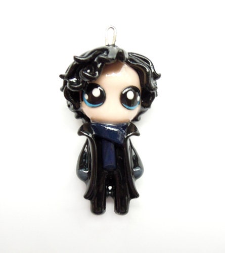 NEW - Sherlock - Miniature Sculpture - Charm Pendant