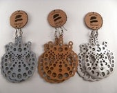 Leather jewelry - "Gularte" earrings by Laurel