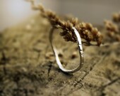Handmade Minimalist Sterling Silver Slender Stacking Rings, Stacking bands, Unique, Hammered Delicate Rings, Friendship rings