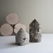 white birch tree houses - set of 2