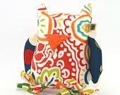 Extra Durable Dog Toy Owl 'DOUBLE FABRIC LAYER Construction'